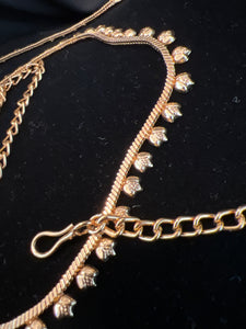 Matte Gold Finish Waist Chain
