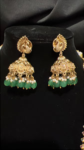 Antique Finish Lakshmi Haaram
