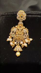Antique Finish Lakshmi Haaram