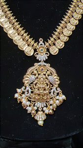 Antique Finish Lakshmi Haaram