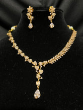 Load image into Gallery viewer, Matte Gold Finish Necklace - white