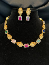 Load image into Gallery viewer, Matte Gold Finish Necklace