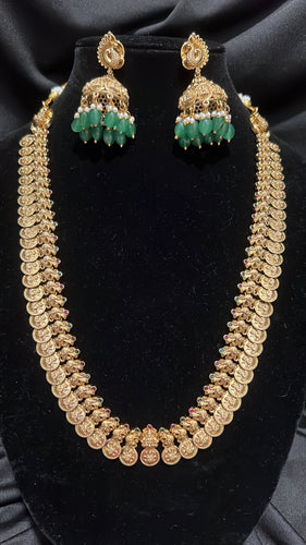 Antique Finish Lakshmi Haaram