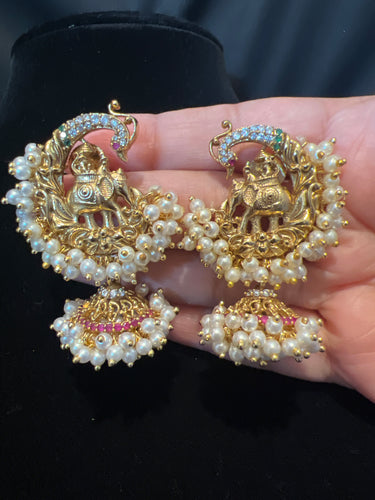 Antique Finish Earrings